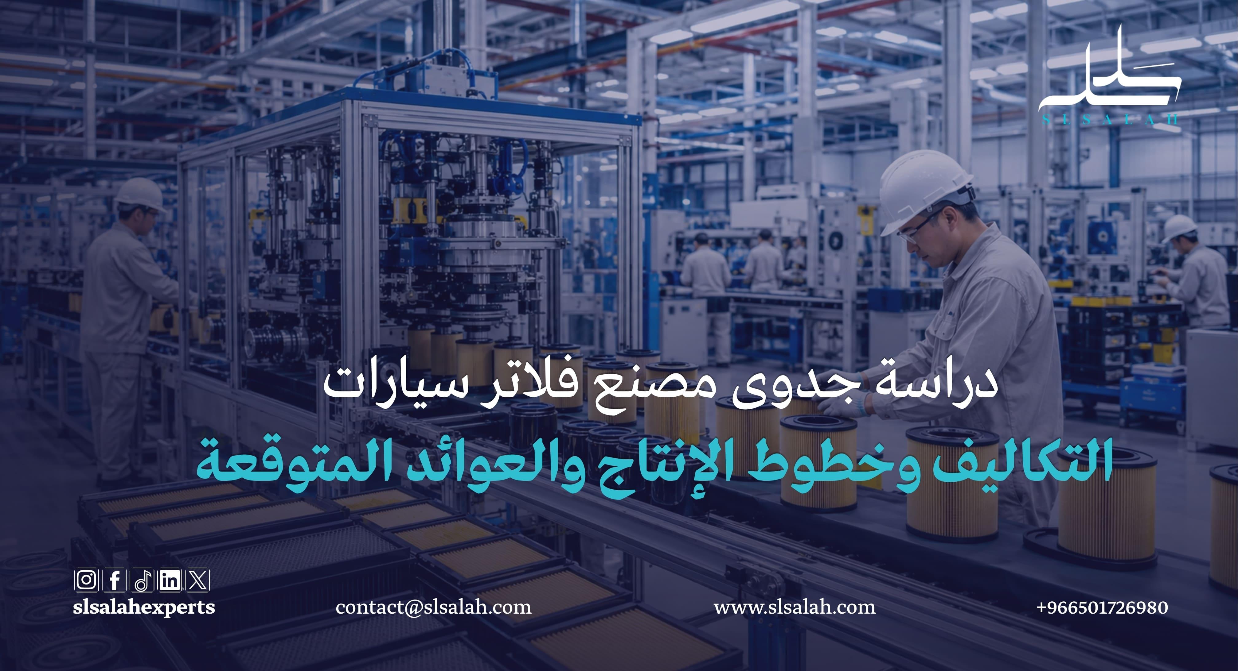 دراسة جدوى مصنع فلاتر سيارات